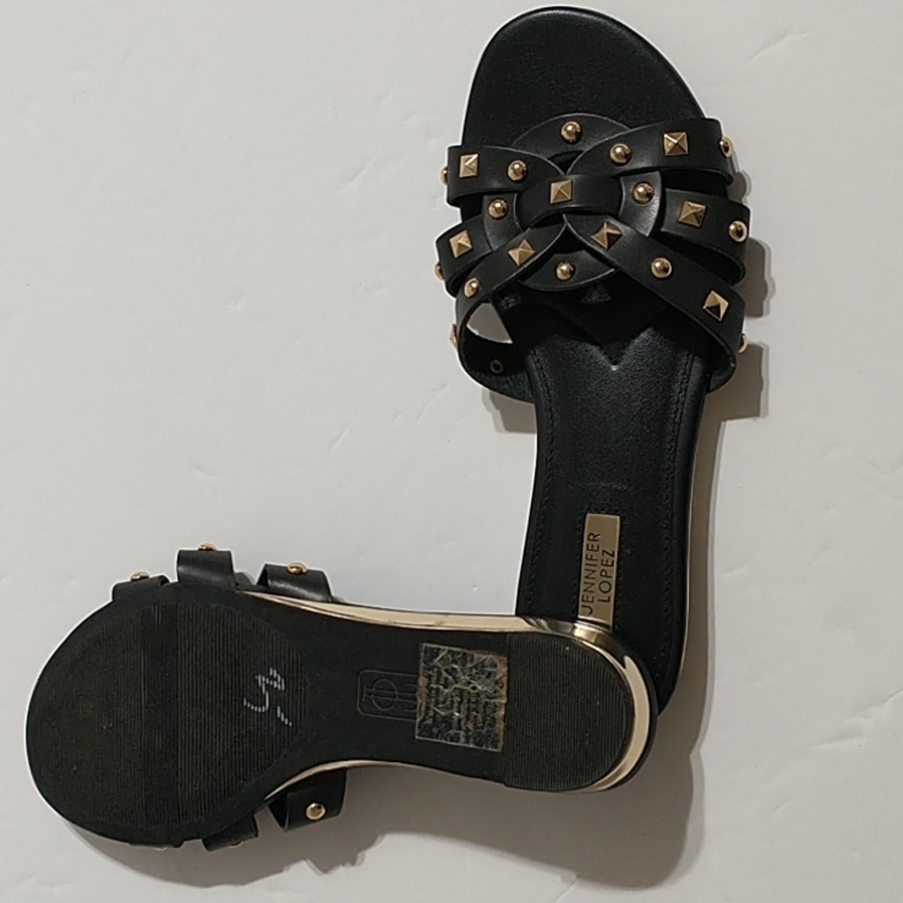 Jennifer Lopez studded Slide Sandals - Picture 5 of 6